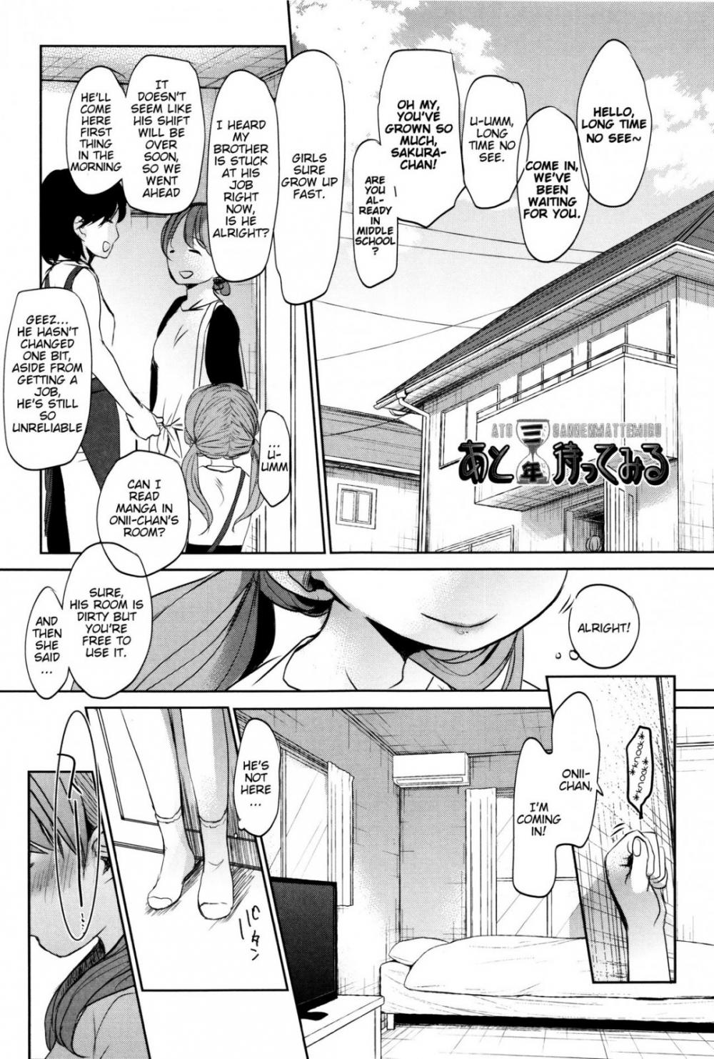 Hentai Manga Comic-After Waiting For 3 Years-Read-1